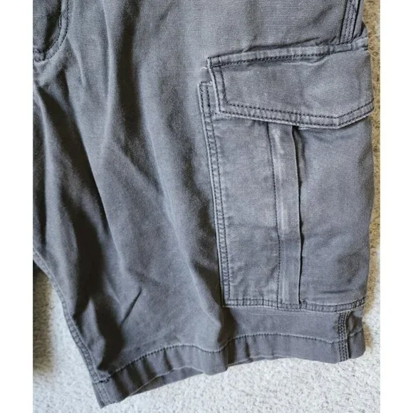 Carhartt Relaxed Fit Gray Casual Grunge Workwear Cargo Shorts Size 38 103542 - Picture 9 of 16
